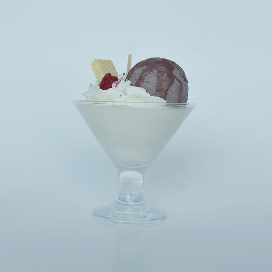 8oz Chocalate Sundae-Ice Cream Glass